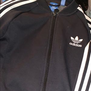 Adidas Track Jacket - black and white
